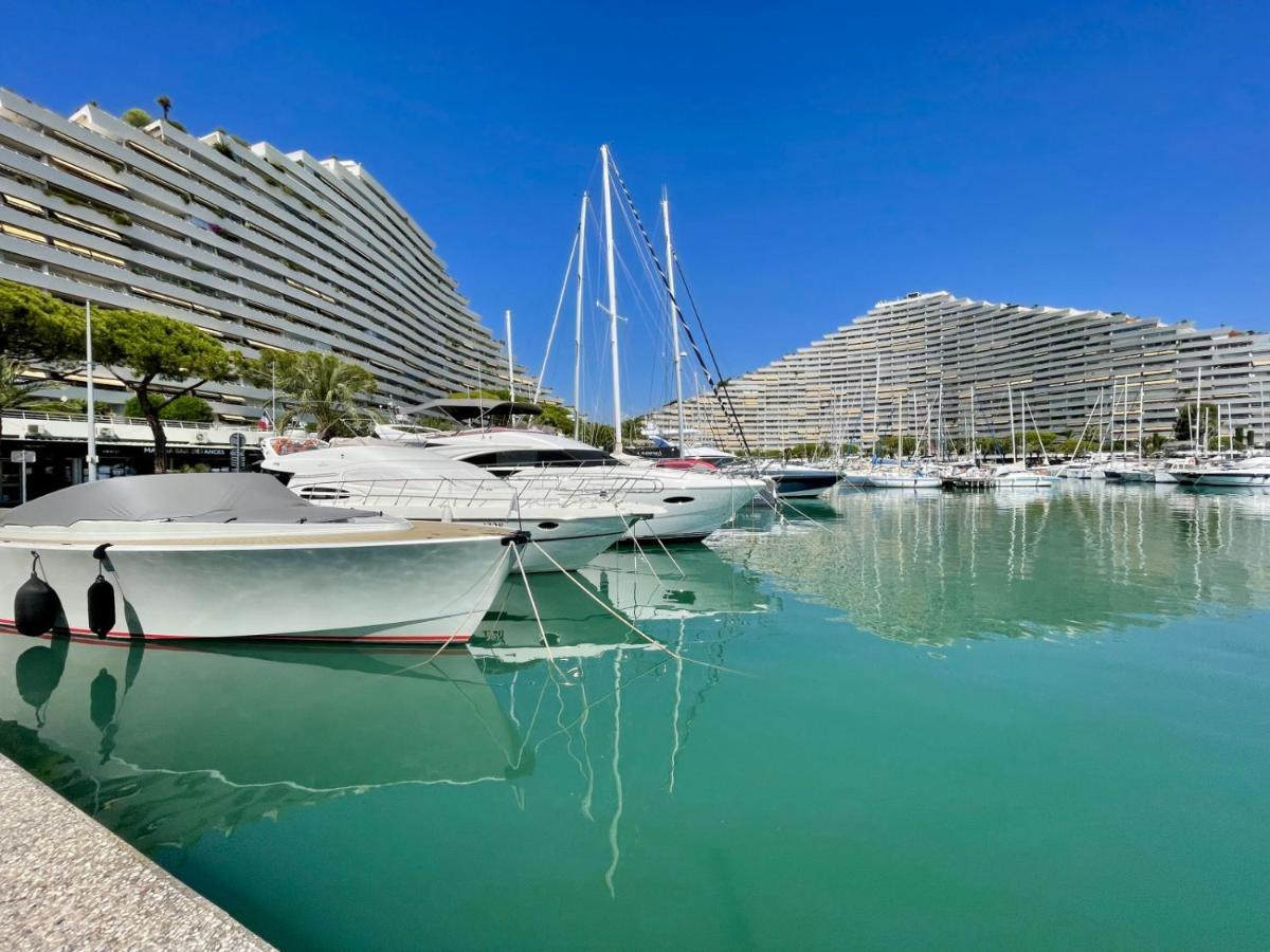 #41 Marina Riviera Bay - Marine Baie Des Anges - Studio Vue Mer Et Port ヴィルヌーヴ・ルベ エクステリア 写真